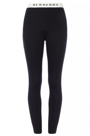 Legginsy z wyszytym logo, zdjęcie 1 Legginsy z wyszytym logo od Burberry
